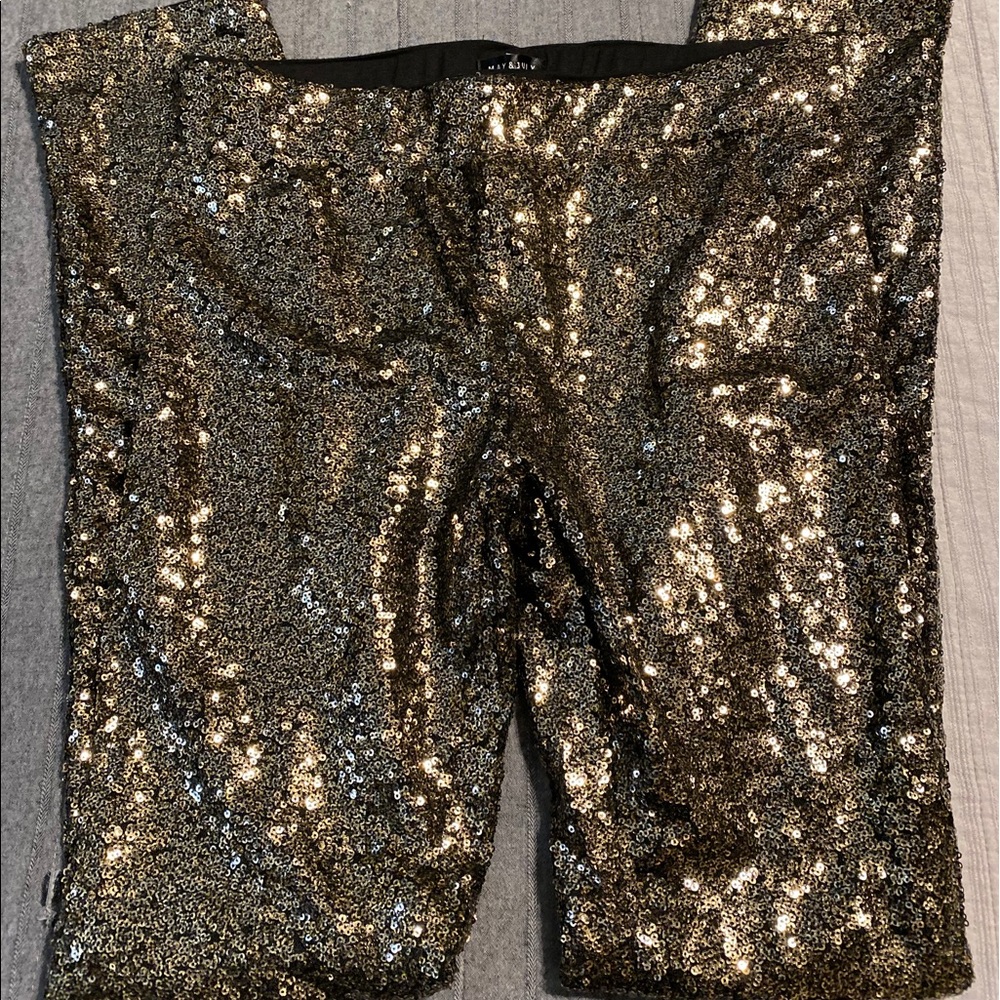 Gold Sequence pants